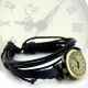Moderne Frauen Armbanduhren Quarz Watches Kunstleder - Band Retro Mini Mädchen Armbanduhren Bild 7