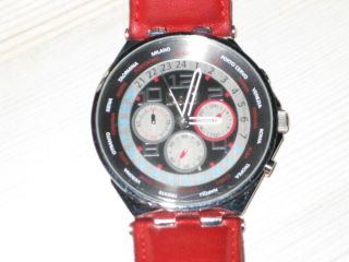 D&g Uhr Unisex Chrono Chronograph Rot Red A 3719770204,  Neuwertig Bild