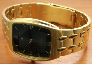 Pallas 1153.  45.  91 Quartz Herrenuhr Vergoldet Metallband Uhr Bild