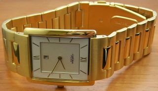 Pallas 1250.  45.  91 Herrenuhr Vergoldet Metallband Uhr Bild