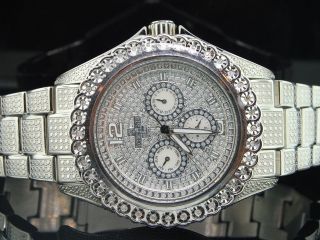 Brand Herren / Bling 1 Reihe Diamant - Uhr Joe Rodeo Jojo Illusion Band Bild