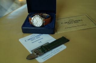 Herren - Armbanduhr Von C.  Melchers Mit Chronometerzertifikat In Ovp Bild