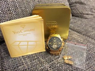Yves Camani Navigator Armbanduhr Automatik Für Herren Gold G - 30803 - D Bild