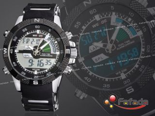 Weide Led Digital Analog Herrenuhr Sportuhr Herren Quarz Armbanduhr Uhr Fashion Bild
