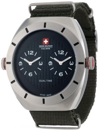 Swiss Military Armbanduhr Calibre Dual Time 06 - 4c1 - Atm - Uvp 479€ Bild