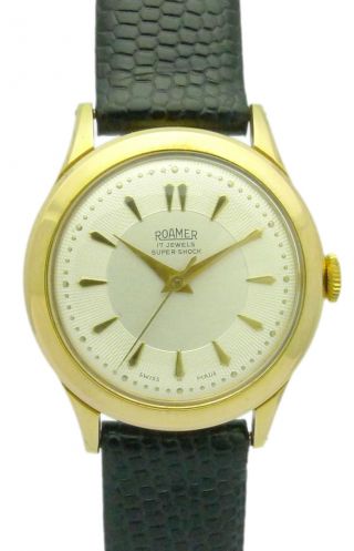 Roamer Shock DoublÈ Herren - Armbanduhr - Klassiker Aus Den 60er Jahren Bild