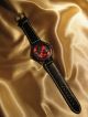 Winner Automatikuhr Glasboden Rotes Zifferblatt U: Ungetragen Lederband Armbanduhren Bild 1