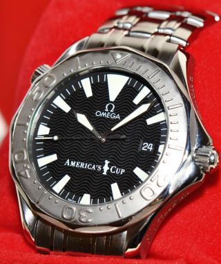 Omega Seamaster America`s Cup Limited Edition 1137/9999 25335000 Papiere 2003 Bild