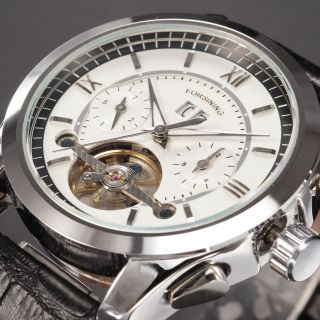 D Forsining Herren Automatikuhr Mechanisch Kunstleder Armband Uhr 6 Modelle Bild