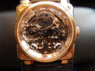 Skeletteuhr Armbanduhr - Hingucker - Bild
