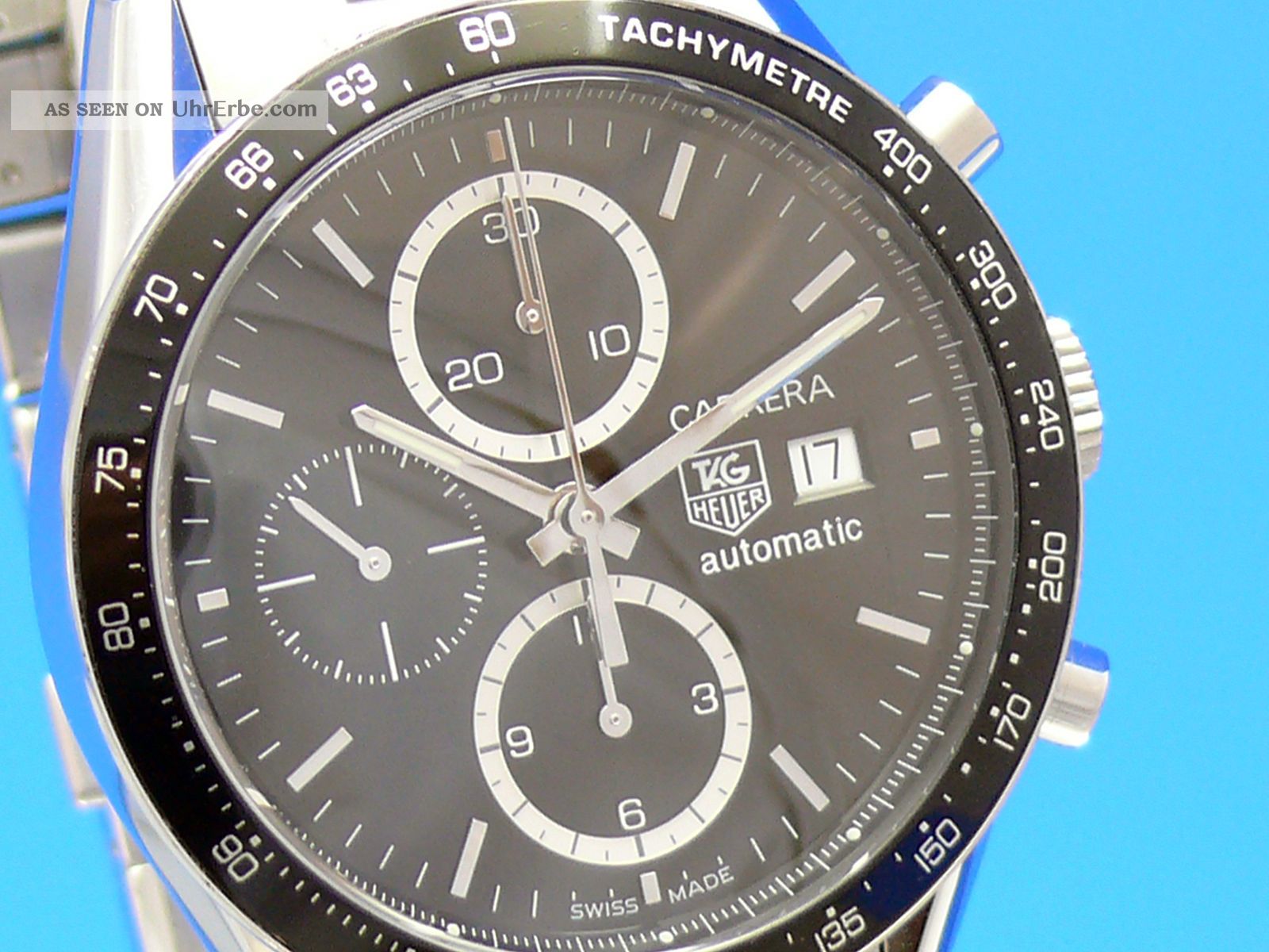 Tag Heuer Carrera Date Chronograph Juan Manuel Fangio Cv2010 - 4 Armbanduhren Bild