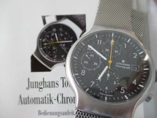 Junghans Tourneur Automatik - Chronograph - Edelstahl.  Herrenuhr Bild