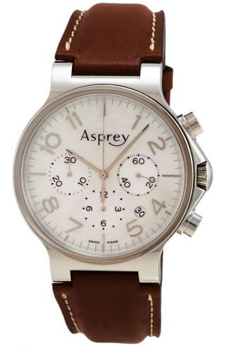 Herrenarmbanduhr Asprey Of London No.  8 Automatisch Chronometer 37 Lager 1018937 Bild