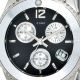 Unisex Armbanduhr Jobo Quarz Analog Chronograph Edelstahl Mineralglas Armbanduhren Bild 1