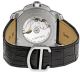 Armbanduhr Cartier W7100041 Calibre Herren Automatischer Stahl Schwarz Leder Uhr Armbanduhren Bild 2