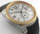 Herren Automatik Uhr Cartier W7100039 Werk 18k Pink Gold/leder Armbanduhren Bild 1