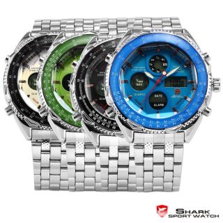 U - Mode Shark Sport Led Digital Uhr Quarzuhr Analog Herrenuhr Armbanduhr Bild