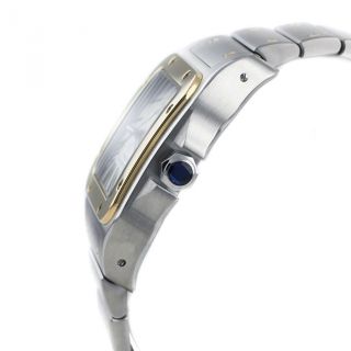 Cartier Herren Armband Uhr W200728g Santos 18k Gelb Gold / Stahl Bild