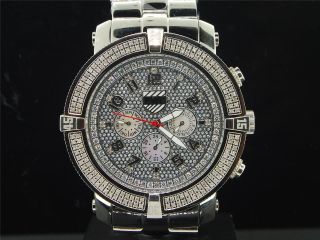 Herren Platin Watch Company 5.  Allee Joe Rodeo Diamant Uhr 160 Pwc - 5av107 Bild