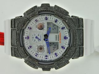 Armbanduhr Herren G - Shock/g 0.  25k Diamant Lila Bild