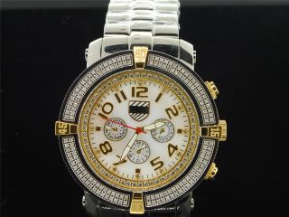 Herren Platinum Uhrenunternehmen 5th Allee Joe Rodeo Diamant Uhr 160 Pwc - 5av103 Bild