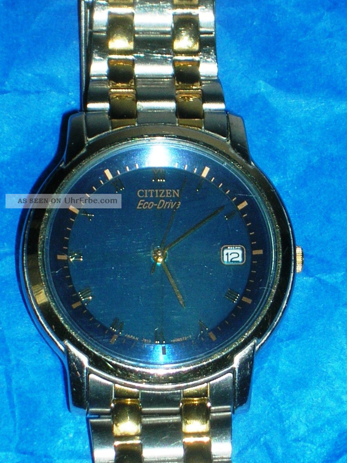 Citizen Eco Drive Armbanduhr Hau 7870 - 571738 K 661142 Gn - 4 - S Japan 4 - Datumanzg Armbanduhren Bild