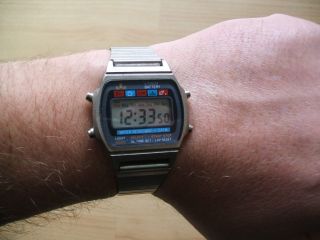 Uhr Sammlung Alte Retro Meister - Anker Cr2016 Digital Herren Armbanduhr Bild