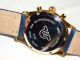 Maurice Lacroix Herrenuhr Quarz Chronograph Swiss Made Vergoldet Schleppzeiger Armbanduhren Bild 3