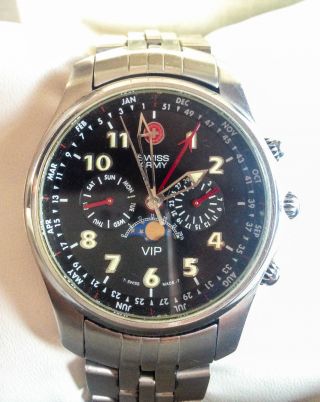 Rare Running Victorinox Swiss Army Vip Odyssey Watch Chronograph Bild