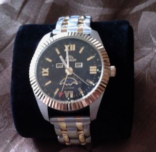 Astron Schweizer Herren Armbanduhr 585 Hartvergoldung Chronograph Bild