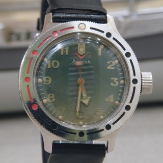 Boctok 17jewels Vostok Herren Militär Uhr Russian Men´s Watch Handaufzug Arrow Bild