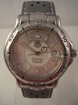 Tag Heuer 6000 Automatic Chronometer Armbanduhr Herrenuhr Taucheruhr Watch Bild
