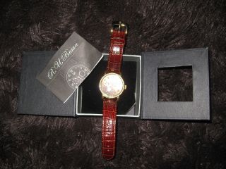 Armbanduhr Chronograph R.  U.  Braun Modell Rub - D - 01 - 004gl Jewels 20 Autonatic Bild