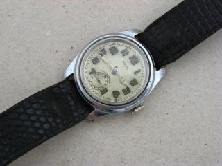 Ideal Militär Uhr Vintage Wrist Watch Armbanduhr Hau Handaufzug Bild