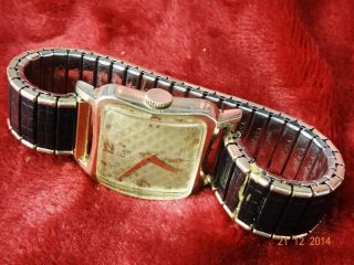 Lord Elgin Mechanische Uhr 50 Er Jahre,  Usa,  Läuft Gut,  17 Jewels Bild