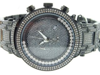 Mens Joe Rodeo Master Black Ion - Finish Diamond Watch Jojino Jojo 4,  75 Ct Jjms24 Bild
