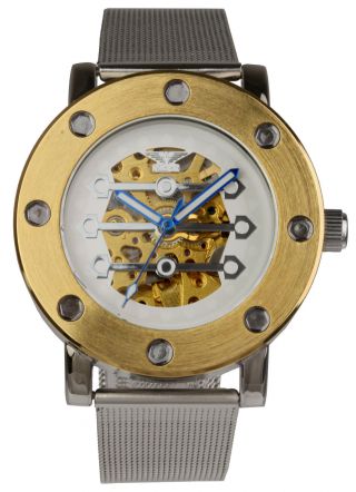 Minoir Automatikuhr “tavers“ Damen Herren Armband Uhr Edelstahl Uhren Bild
