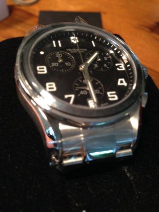 Victorinox Swiss Herren Uhr Xl Classic Chronograph 241544 Luxuxuhr Uvp €585 Bild