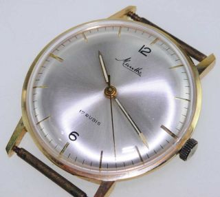 Mauthe 612 Watch Damen Herren Uhr 1950 /1960 Handaufzug Lagerware Nos Vintage 72 Bild