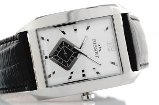 Bisset Geodream Bscd13 Elegance 5 Atm Swiss Made Herrenuhr Armbanduhr Bild