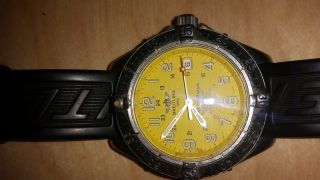 Breitling Superocean Professional 5000 Ft.  Automatic Yellow Dial Bild