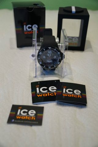 Ice Watch Xl - Model Di.  Bw.  Xb.  R.  11 - Ice Surf 200m Extra Big - Weiß/schwarz Bild