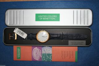 United Colors Of Benetton Herren Armbanduhr M.  Datumsanzeige U.  Römischen Ziffer Bild