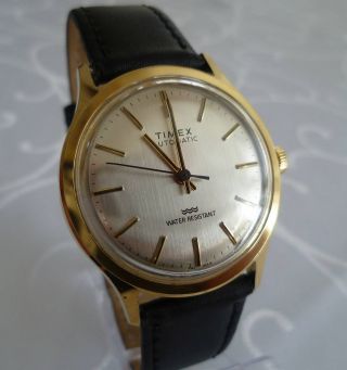 Vintage Timex Armbanduhr,  Automatic,  Neuwertiger,  Läuft Sehr Gut Bild