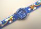 Kinderuhr Armbanduhr Quartz Regenbogenpony Blau Kinderarmbanduhr Armbanduhren Bild 1