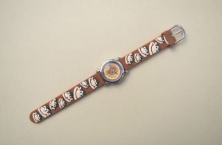 Kinderuhr Armbanduhr Quartz Süße Affengesichter Braun Kinderarmbanduhr Bild