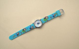 Kinderuhr Armbanduhr Quartz Bunte Engelchen Grün Kinderarmbanduhr Bild