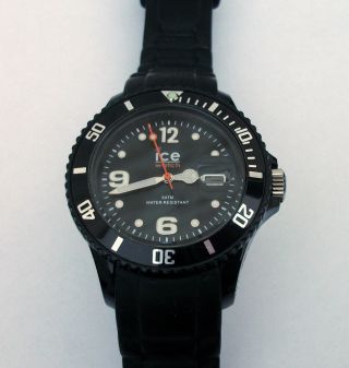 Ice - Watch Armbanduhr Sili - Forever Schwarz Herrenuhr Damenuhr Uhr Si.  Bk.  U.  S.  09 Bild