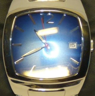 Guess Herrenuhr Armbanduhr Uhr 80245g3 Analog Blau Quarz Edelstahl Bild