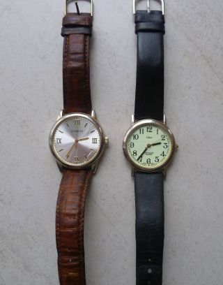 Zwei Herren Armbanduhren,  Batterie Bild